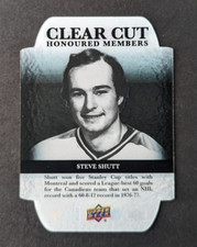 2011-12 UD Series 1 Hockey #HOF-27 Steve Shutt Clear Cut Honoured Members /100
