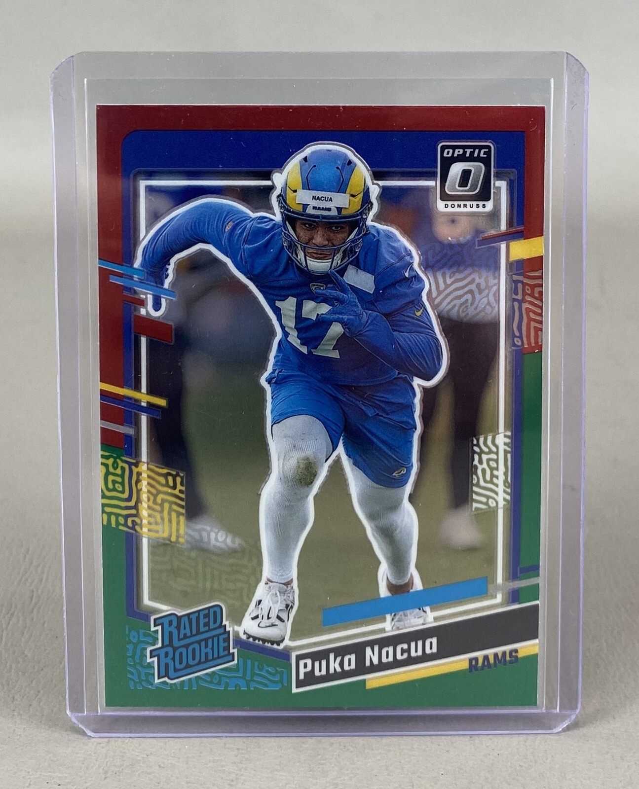 2023 Donruss Optic Preview PUKA NACUA Red Green Rated Rookie