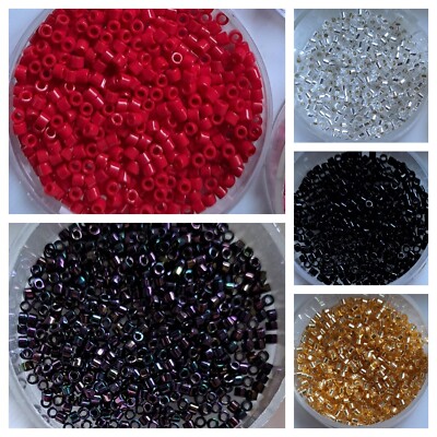 Jap.Miyuki  Delica Beads 5g Zylinderperlen Mini 1,3mm DBS 15/0 FARBWAHL