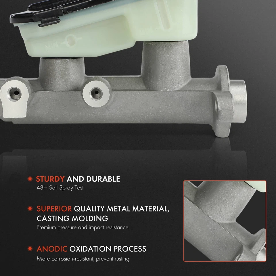 Cilindro maestro de freno con depósito para Chevrolet Impala 1994-1996 Caprice 93-96 Foto 2 de 4