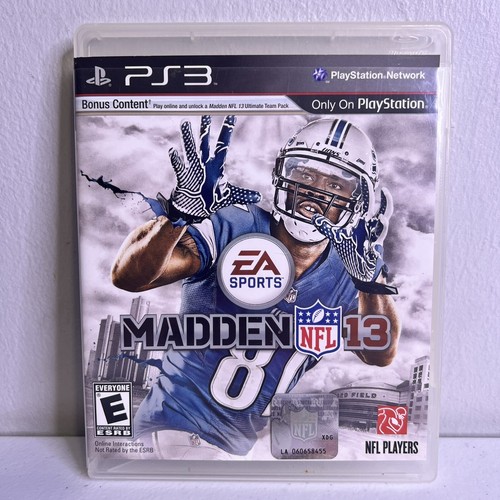 Madden NFL 13 (Sony PlayStation 3) PS3 Complete w/ Manual CIB Tested Free Ship - Picture 2 of 9