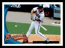 Chipper Jones 2010 Topps #652 HOF Atlanta Braves Mint