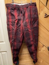 Vintage Woolrich 38x31 Wool Buffalo Plaid Hunting Pants NEVER WORN Classic