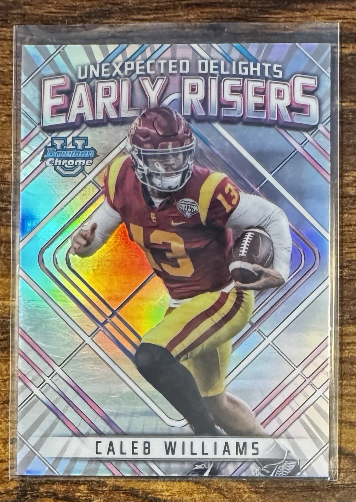 2023 Topps Bowman U Chrome - Caleb Williams #ER-1 (RC) - Early Risers Refractor