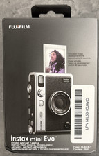 Fujifilm instax mini Evo Hybrid Instant Camera - Black