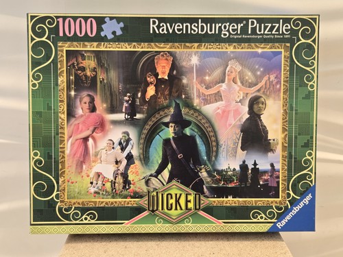 Puzzle 1000 Pieces "Wicked" Ravensburger 2024 Gilda Elphaba Theater ...