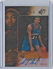 RICHARD HAMILTON 1999-00 SPX #97 AUTOGRAPH ROOKIE CARD /2500 Wizards. rookie card picture