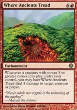 Where Ancients Tread - Light Play MTG Shards of Alara