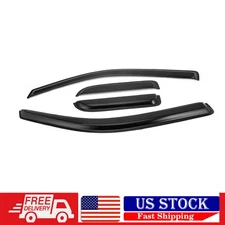 For 2004-2014 Ford F-150 Super Cab Window Visor Vent Shade Rain Guards Deflector