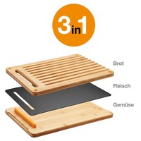 Fiskars® Functional Form™ Schneidstation Bambus 3-Teilig