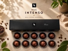 Nespresso Vertuo Intenso Coffee Pods 10 Capsules Mug 230ml Genuine Sleeve