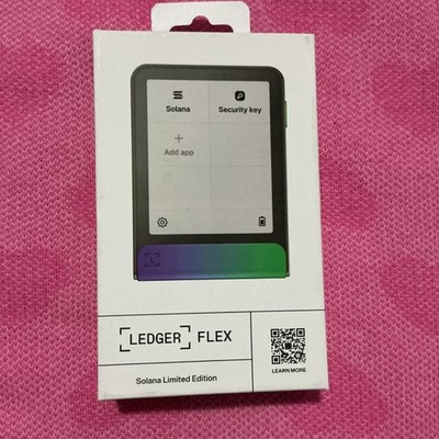 Ledger Flex Solana Limited Edition USB Hardware Wallet for Bitcoin Ethereum