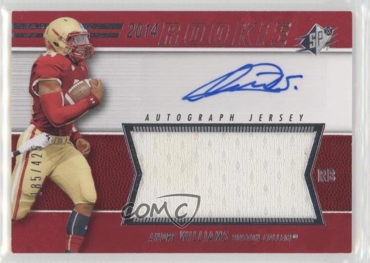 Andre Williams Spx #68 Autograph Jersey Red