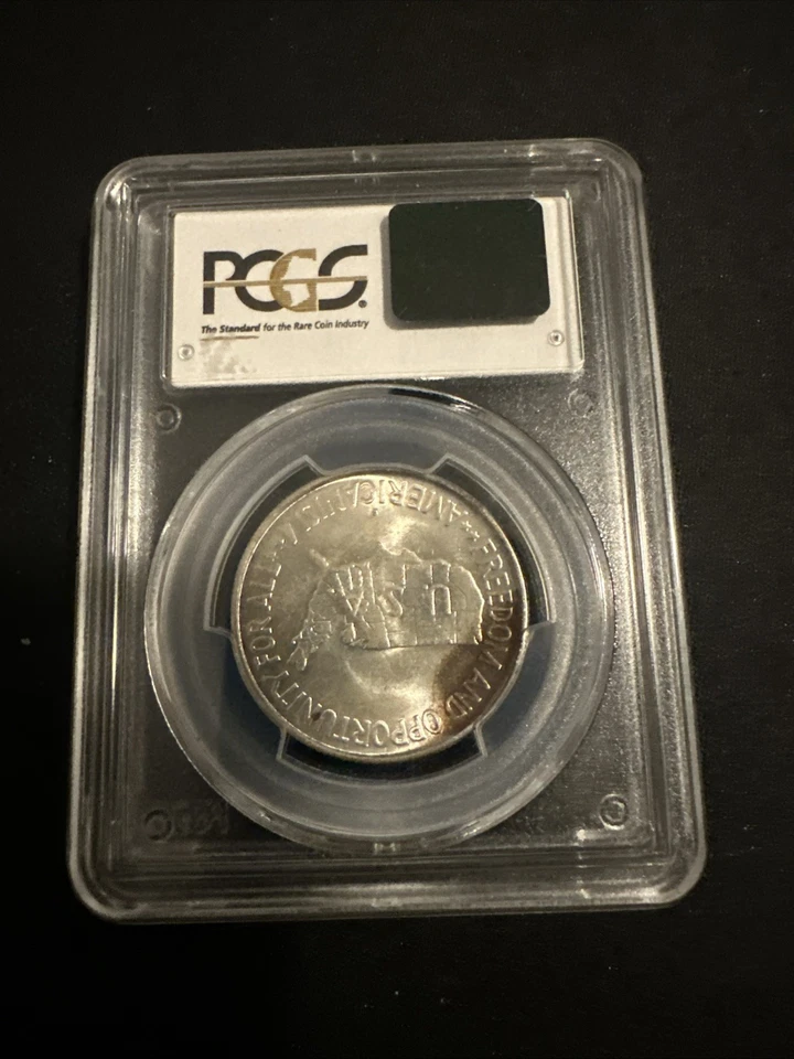 1952 50C Washington-Carver Silver Commemorative, PCGS MS66,  toned  - Image 2 of 4