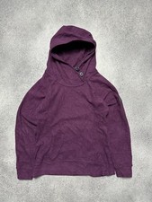Berghaus Feece Hoodie Womens Size 10 Purple Plum Pullover Outdoor Hiking