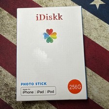 iDiskk Photo Stick 256GB USB Flash Drive Keyring for iPhone iPad iPod