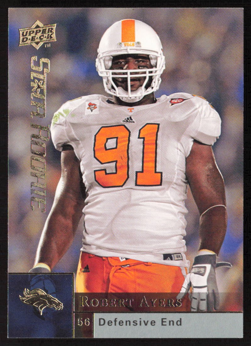 2009 Upper Deck Robert Ayers #245 Rookie Denver Broncos