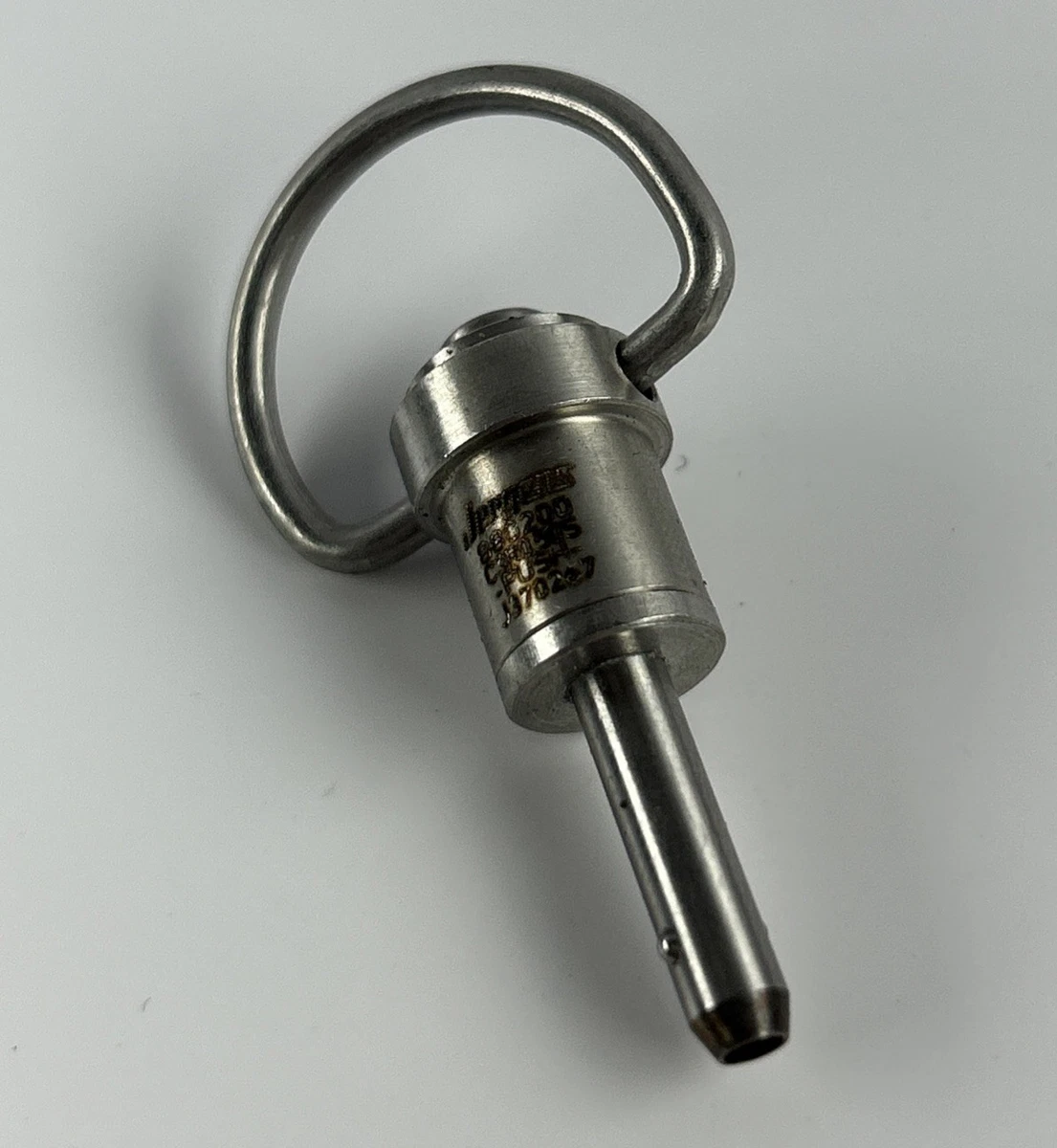 Jergens 880200 Quick Release Pin 3/16 Inch Ring Handle Stainless Steel photo 2