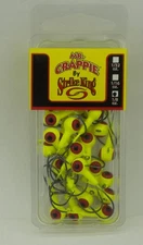 Strike King MRCJH25PK18-1 1/8 oz Mr Crappie  Jig Head Chartreuse 25ct