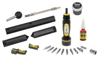 Wheeler 1'' Scope Mounting Kit with Manual F.A.T. Wrench, Level Level Level, A...