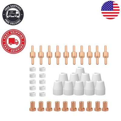 40 PCS  Plasma Cutter Consumables for PT31 & LG40 - Precision Performance