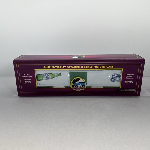 MTH Premier 20-94225 Rolling Rock Beer 60’ Reefer Car O Gauge New #33010 - Picture 7 of 10