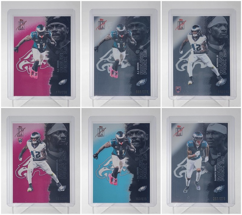 [6] A.J. BROWN 2025 TOPPS SIGNATURE CLASS ROOKIE MAGENTA SILVER TEAL /250 Q6608