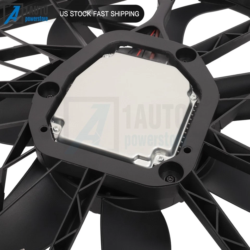 Conjunto de ventilador de refrigeración del radiador para BMW 128i 325i 328i xDrive 330i 2006-2013 3,0 L Foto 4 de 4