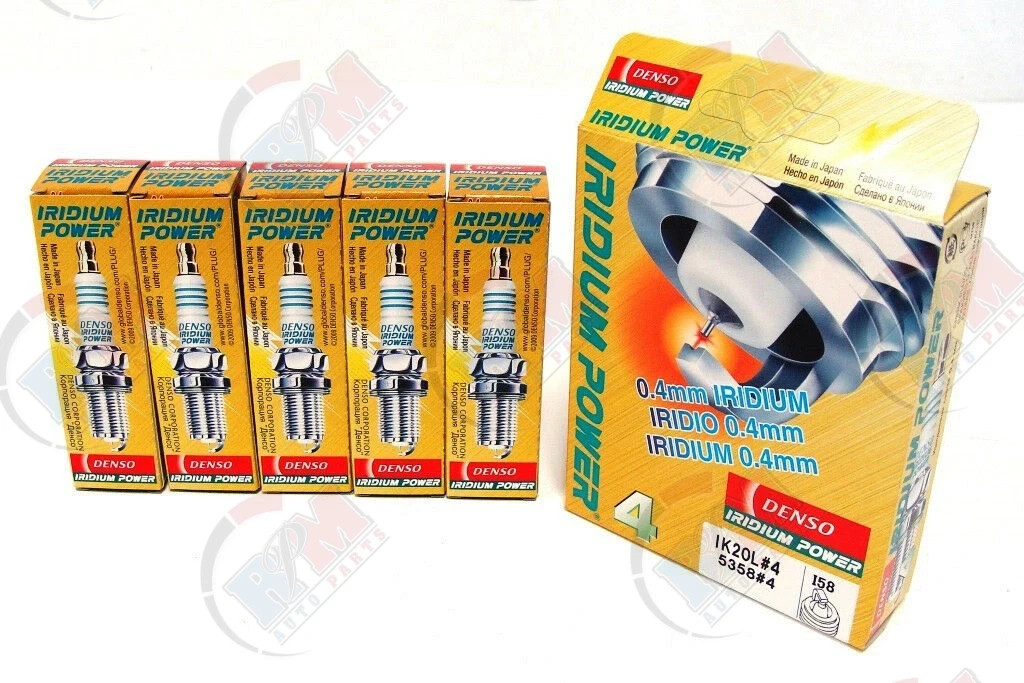 Set of 5 DENSO IKH24 IRIDIUM POWER Spark Plugs 5346