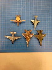 Toy Airplanes Lot 5 Military Navy USAF Fighter Jets Plane Aircraft