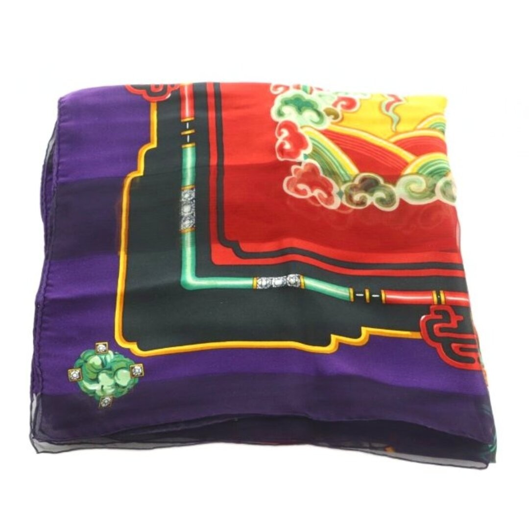 Cartier Scarf Large Format Total Pattern Silk Mul… - image 2