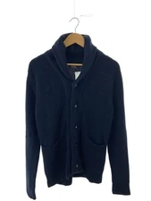 A.P.C. Heavyweight Cotton Cardigan XS Navy Solid Used