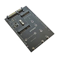 M.2 NGFF MSATA SSD to 2.5 Inch 6.0Gbps 2 in 1 Adapter Converter Card3735