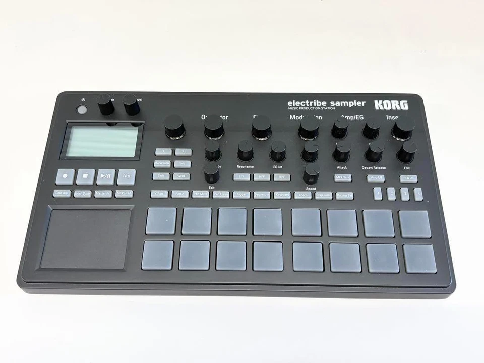 KORG Electribe2S Sampler schwarz Musikproduktionsstation Groovebox getestet J... - Bild 2 von 4