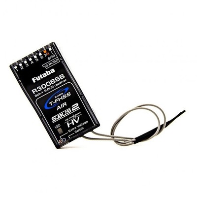 Futaba R3008SB 2.4GHz T-FHSS S.Bus High Voltage Telemetry Receiver 01102204-1