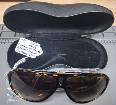 NEW CARRERA HOT65 086HA HAVANA GRADIENT DESIGNER AUTHENTIC SUNGLASSES 63-11 #75