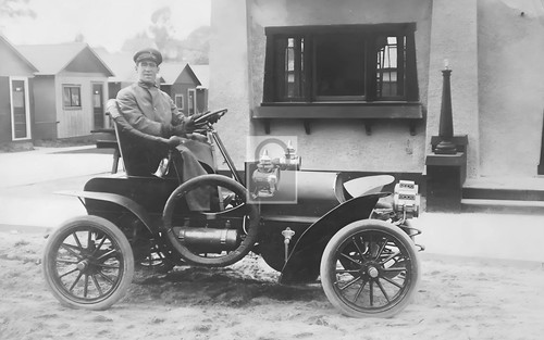 Man in Automobile Ben Lomond California CA - Reprint - Picture 1 of 2
