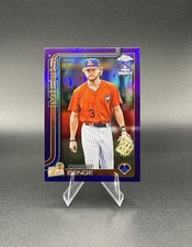 2025 Topps Pro Debut - Chrome Carson Benge #PDC-55 Purple Refractor /125 (RC)