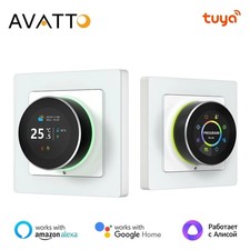 Tuya WiFi Smart Knob Thermostat Temperature Controller For Water Gas Boiler Elec