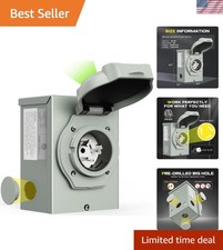 Scatola di aspirazione di potenza certificata 50 Ampere, 12500 Watt, resistente e resistente alle intemperie