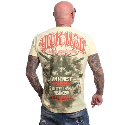 New Yakuza Men's Enemy Regular T-Shirt - French Vanilla