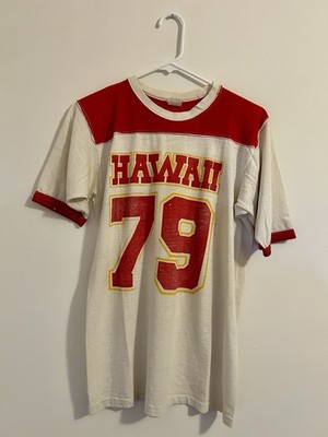 Vintage Hawaii 70s Ringer 79 Shirt Sport-T By Stedman USA Size M (Fits Like S)