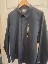 KUIU Snap Shirt Men's Long Sleeve Snap Down Vented Lightweigh Navy Blue Size XL