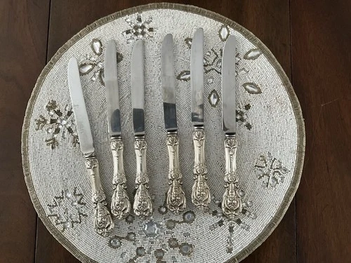 Reed & Barton Francis I First Sterling Silver Dinner Knife - 9 5/8" - No Mono