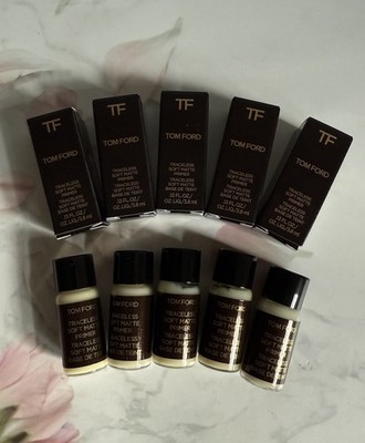 5x Tom Ford Traceless Soft Matte Primer Deluxe Sample .13oz/3.8ml Each, NIB