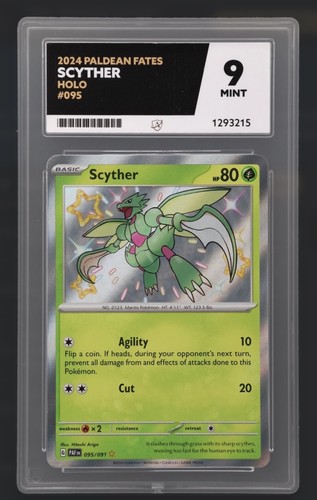 Scyther graded ACE 9 for sale on eBay