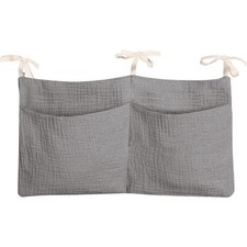 Baby Crib Organizer Hanging Storage Bag for Dorm Bed Bunk Nappies Milk Bottle