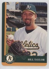 1998 Mother's Cookies Oakland Athletics Stadium Giveaway Billy Taylor Bill 0b0