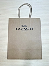 Authentic COACH Medium 9 7/8"x8"x4.5" Paper Shopping Gift Bag EUC