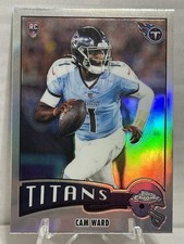 2025 Topps Chrome Cam Ward 1975 RC Refractor Rookie #1975-33 Titans